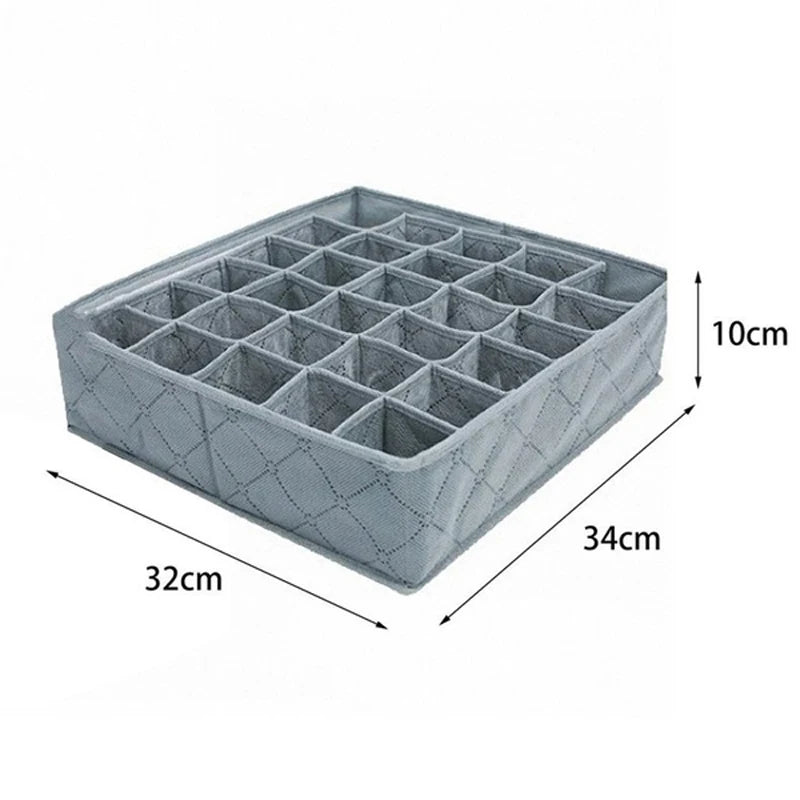 30 Grids Underwear Socks Storage Drawer Organizer Box