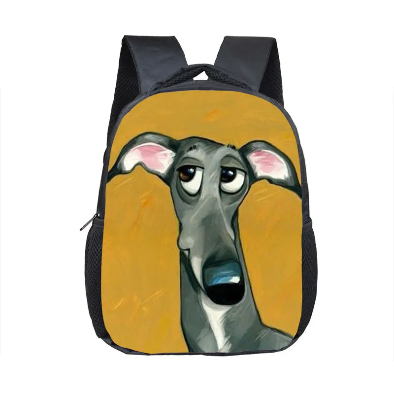 3D Animal Dog Children Backpacks Pug Husky Print Boy Girl Backpack