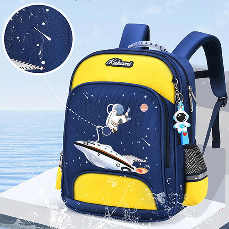 3D Kids Backpack Anti-lost Astronaut Waterproof Boys Backpack