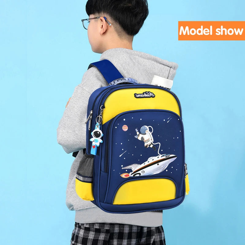 3D Kids Backpack Anti-lost Astronaut Waterproof Boys Backpack