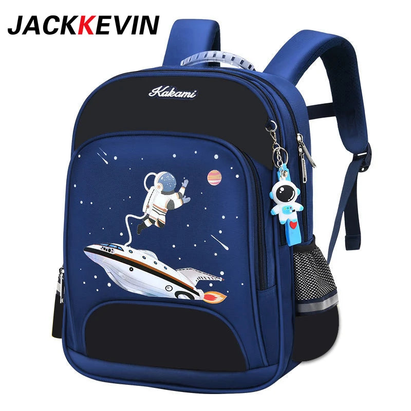 3D Kids Backpack Anti-lost Astronaut Waterproof Boys Backpack