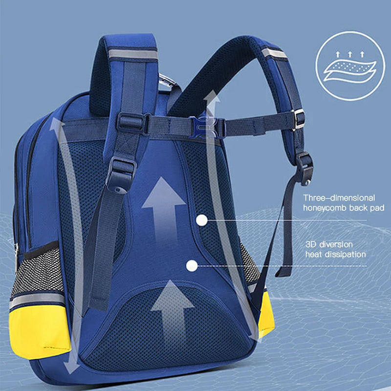 3D Kids Backpack Anti-lost Astronaut Waterproof Boys Backpack
