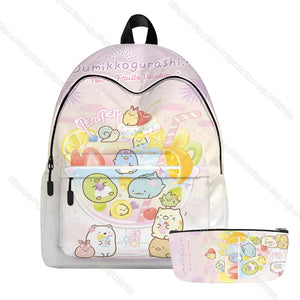 3D Sumikko Gurashi Backpacks Animal Kids Rucksack Cartoon Bag