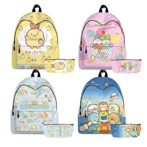 3D Sumikko Gurashi Backpacks Animal Kids Rucksack Cartoon Bag