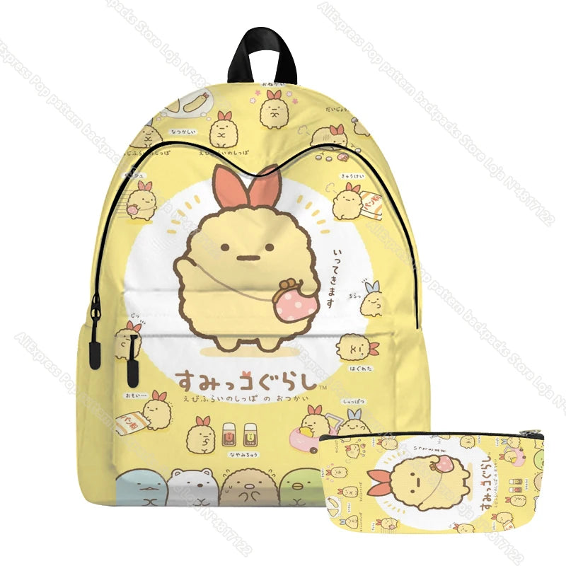 3D Sumikko Gurashi Backpacks Animal Kids Rucksack Cartoon Bag
