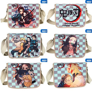 Demon Slayer Kimetsu no Yaiba Canvas Crossbody Bag