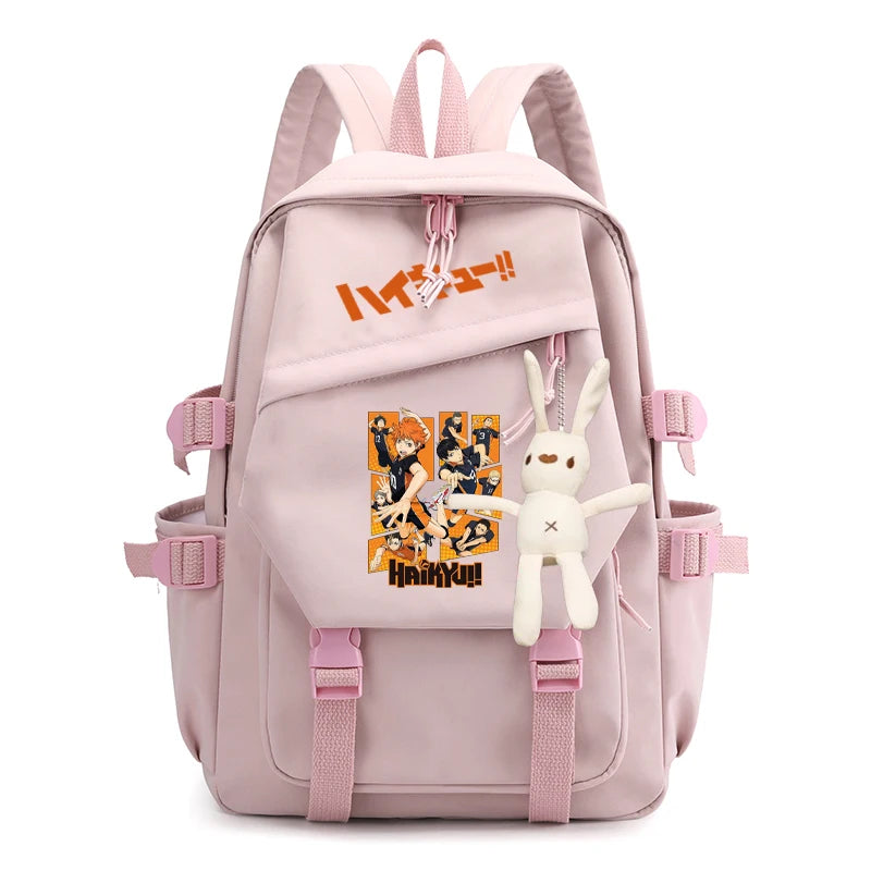 Anime Haikyu!! Unisex Student Casual Backpack Travel Laptop Backpack