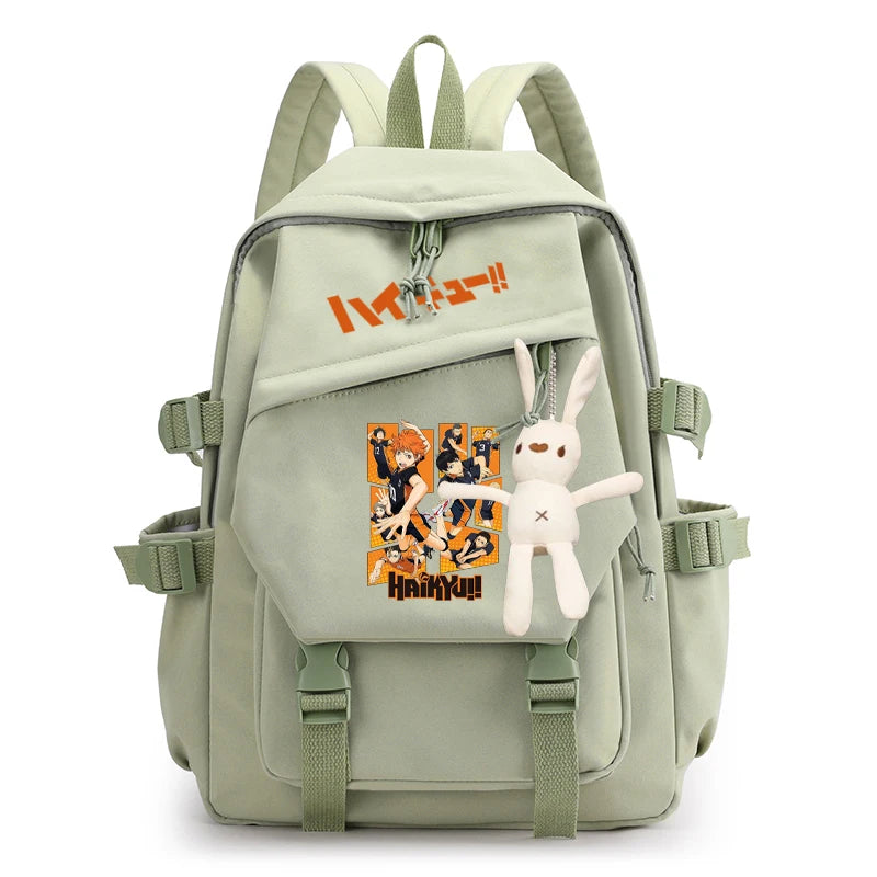 Anime Haikyu!! Unisex Student Casual Backpack Travel Laptop Backpack