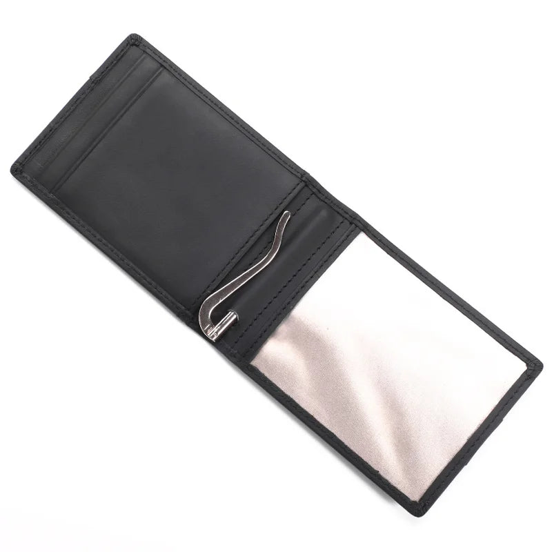 Arrival RFID Blocking Mini Leather Men Wallet Slim Man Purse