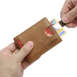 Arrival RFID Blocking Mini Leather Men Wallet Slim Man Purse