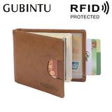 Arrival RFID Blocking Mini Leather Men Wallet Slim Man Purse