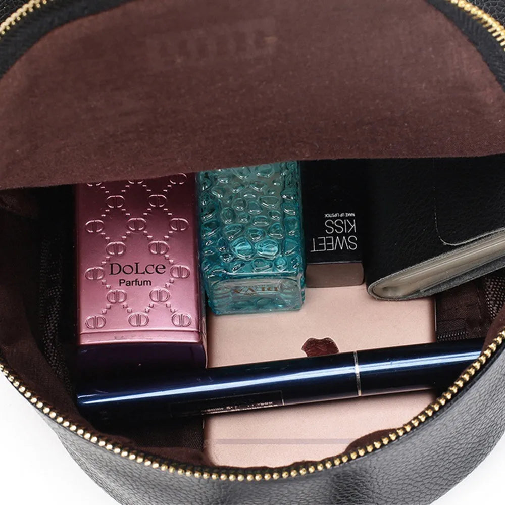 Arrival Women Pu Leather Backpack School Rucksack College Satchel Travel Bag