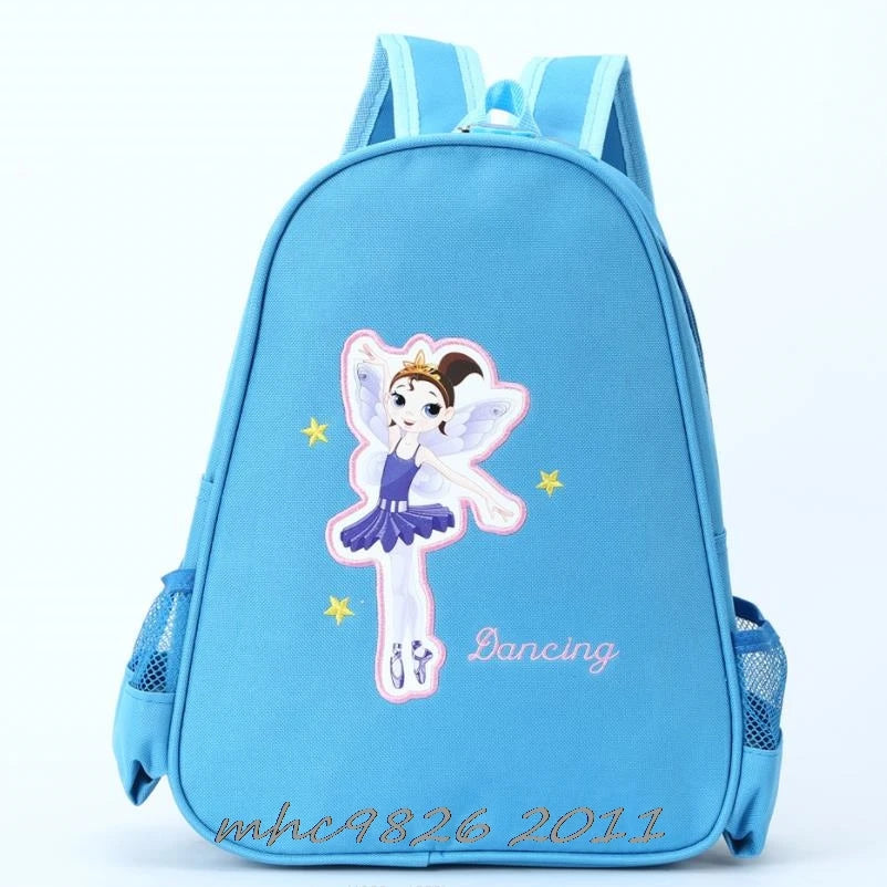 Girls Princess Dance Backpack Bag Kids Shoulder Dancing Latin Ballet Gym Storage