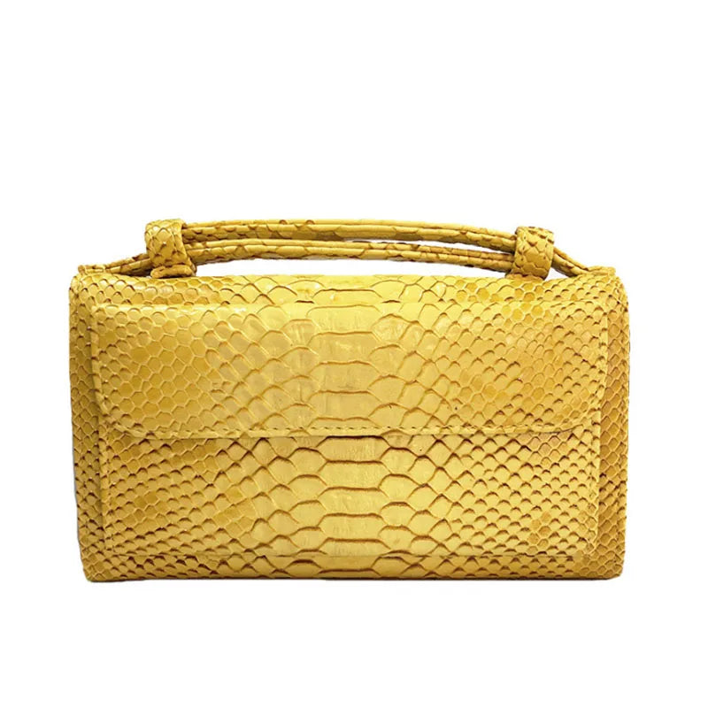Snake Pattern Clutch Bag Crossbody Purse Ladies Handbags