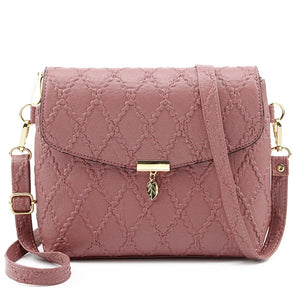 Pink Quilted Dream Messenger Bag for Women