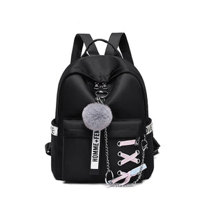 Teenager Schoolbags Multi-pocket Shoulder Bags Oxford Backpack