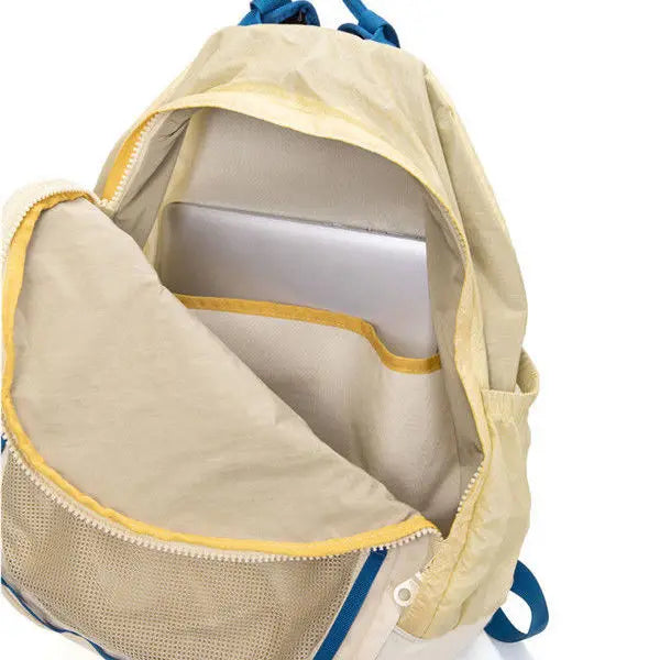 Nylon Canvas High-Capacity Backpack Preppy Style Bookbag