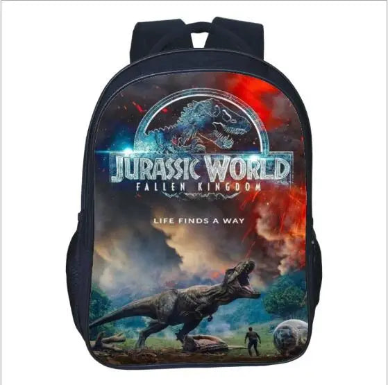 3D Dinosaur School Backpack Boys Kids Satchel Space Bags Mochila Escolar