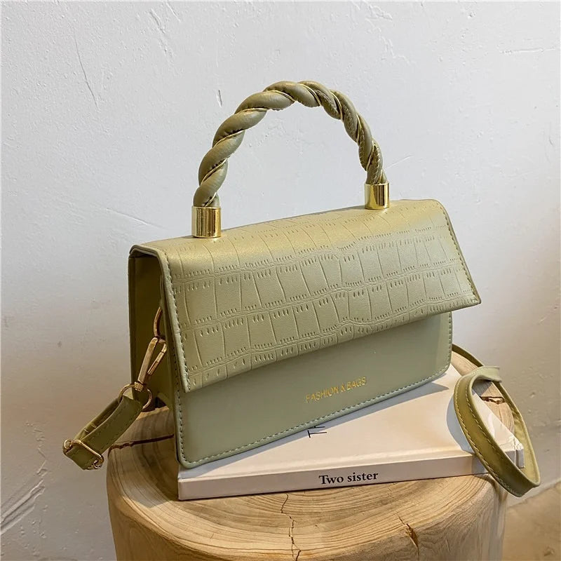 Stone Prints Shoulder Bag Tote Crossbody Bag