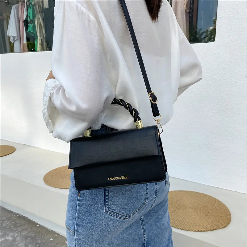 Casual Stone Prints Shoulder Bag Tote Crossbody Female Bag