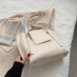 Big Capacity Women's Bag Pu Leather Handbags Tote Female Shoulder Bags