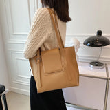 Big Capacity Women's Bag Pu Leather Handbags Tote Female Shoulder Bags