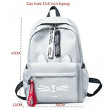 Girls Backpack Cat Ears Student School Bags Boys Kids Mochila Escolar