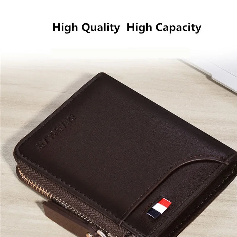 Short Casual Men Wallet PU Money Bag W303
