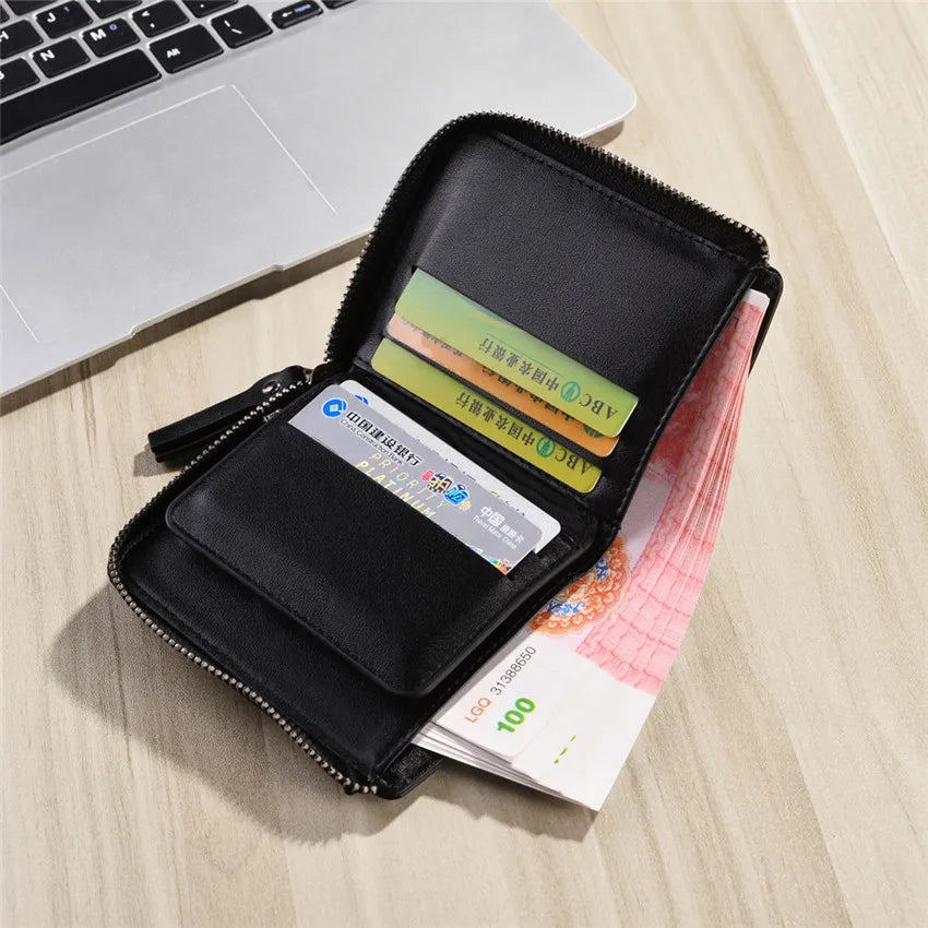Short Casual Men Wallet PU Money Bag W303