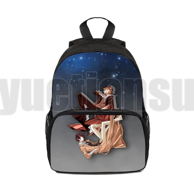 Bungou Stray Dogs Dazai Osamu Backpack 16 Inch Unisex Japanese School Bag