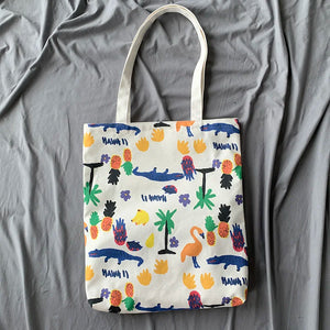 Cartoon Harajuku Canvas Shoulder Bag