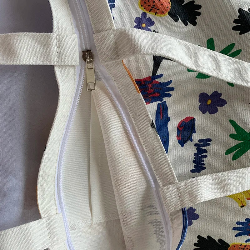 Cartoon Harajuku Canvas Shoulder Bag