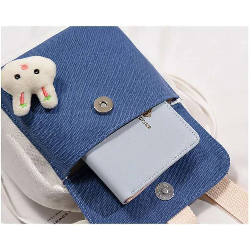 Cartoon Pattern Shoulder Bag for Girls