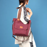 Canvas Women's Shoulder bags Female Messenger Bag Top-Handle Crossbody Bags