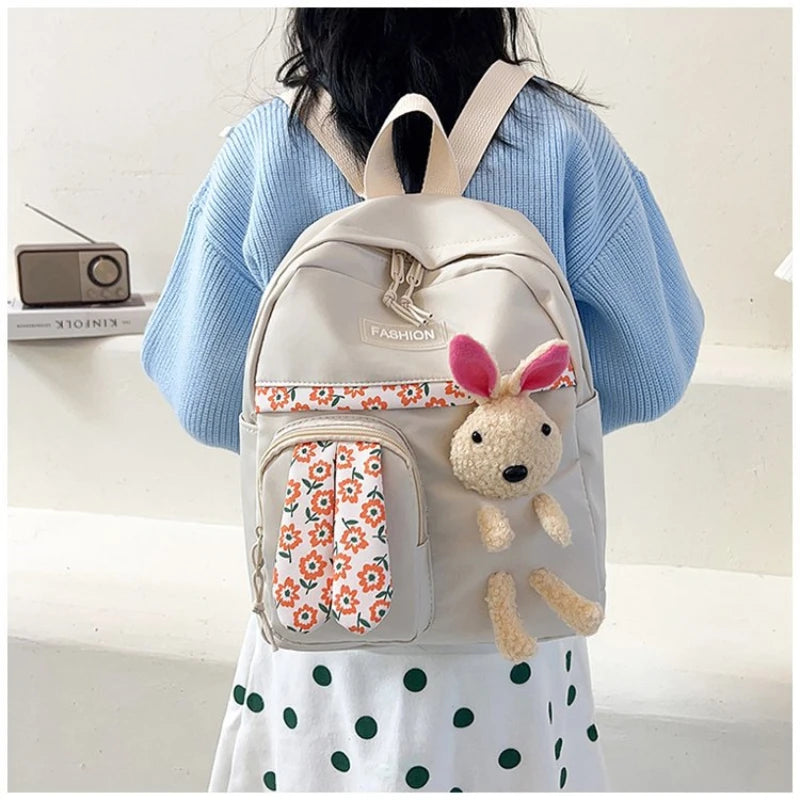 Cartoon Backpack Large Capacity Waterproof Schoolbag
