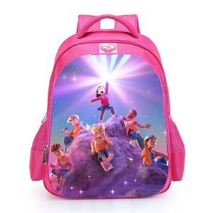Red Cartoon Backpack Kids School Bag for Boys&Girls Travel Laptop 16inch