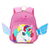 Cartoon Unicorn Backpack for Kids School Bag Boys Anti-lost bag