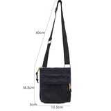 Casual Canvas Bag Women Mini Crossbody Phone Bag Nylon Japan Style