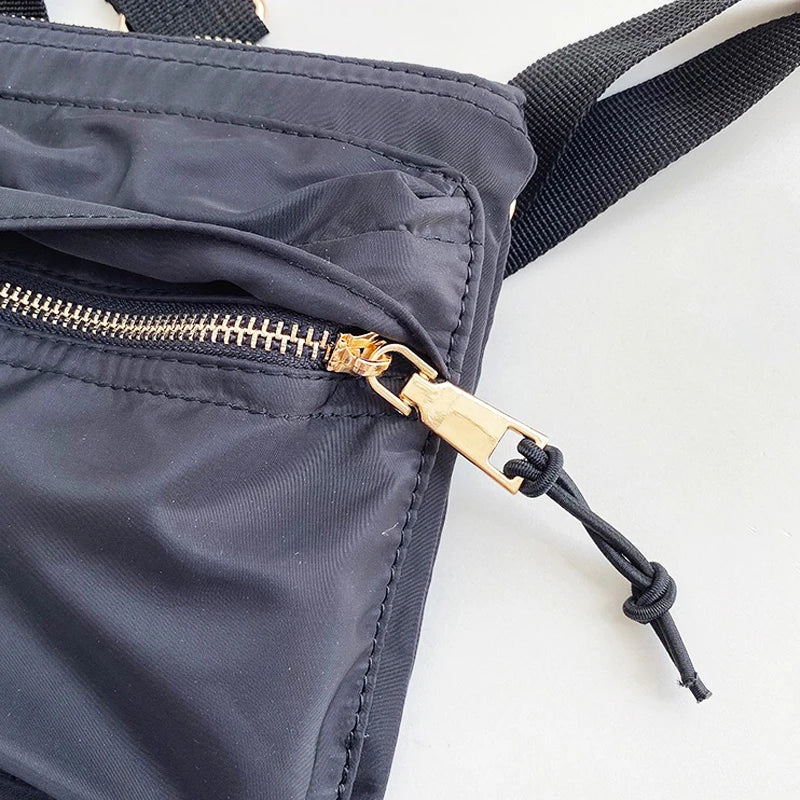 Casual Canvas Bag Women Mini Crossbody Phone Bag Nylon Japan Style