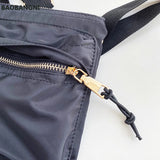 Casual Canvas Bag Women Mini Crossbody Phone Bag Nylon Japan Style Shoulder Bag