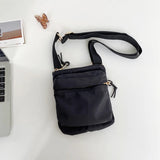 Casual Canvas Bag Women Mini Crossbody Phone Bag Nylon Japan Style Shoulder Bag