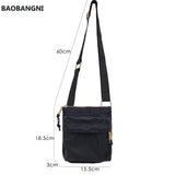 Casual Canvas Bag Women Mini Crossbody Phone Bag Nylon Japan Style Shoulder Bag