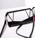 Casual Clutch Handbag Plaid PU Leather Shoulder Evening Bag