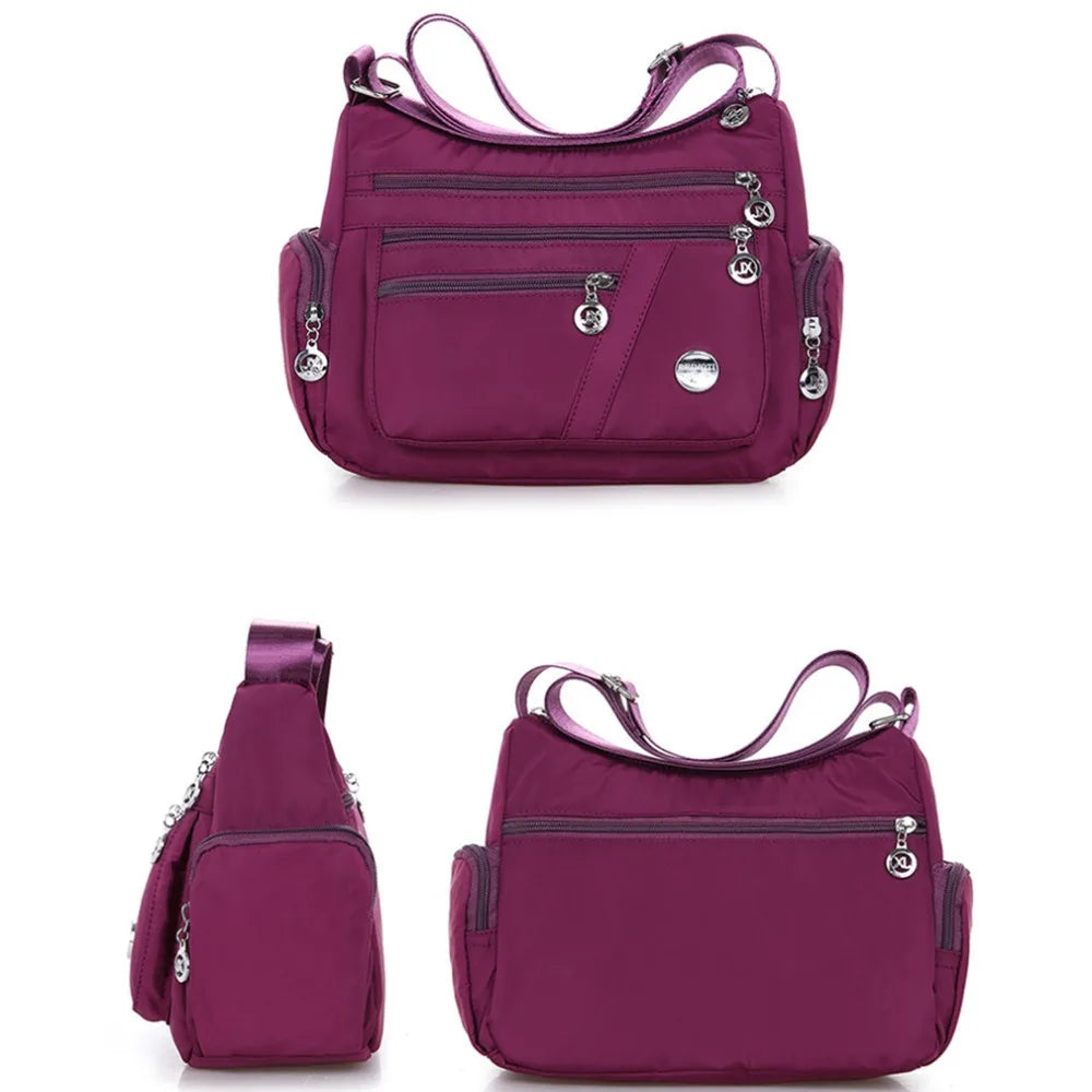 Casual Crossbody Shoulder Bag Women Bag Nylon Waterproof Messenger Bags