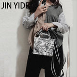 Casual Embroidery Handbag Large Capacity Shoulder Tote Clutch