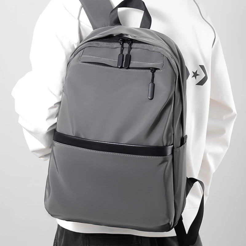 Casual Men's Business Backpack Nylon Large Capacity Schoolbag