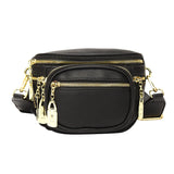 Casual Leather Crossbody Chest Bag for Women Travel Waist Fanny Pack