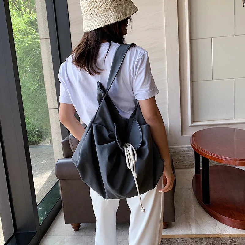 Casual Women Canvas Bag Large Capacity Shoulder Handbag