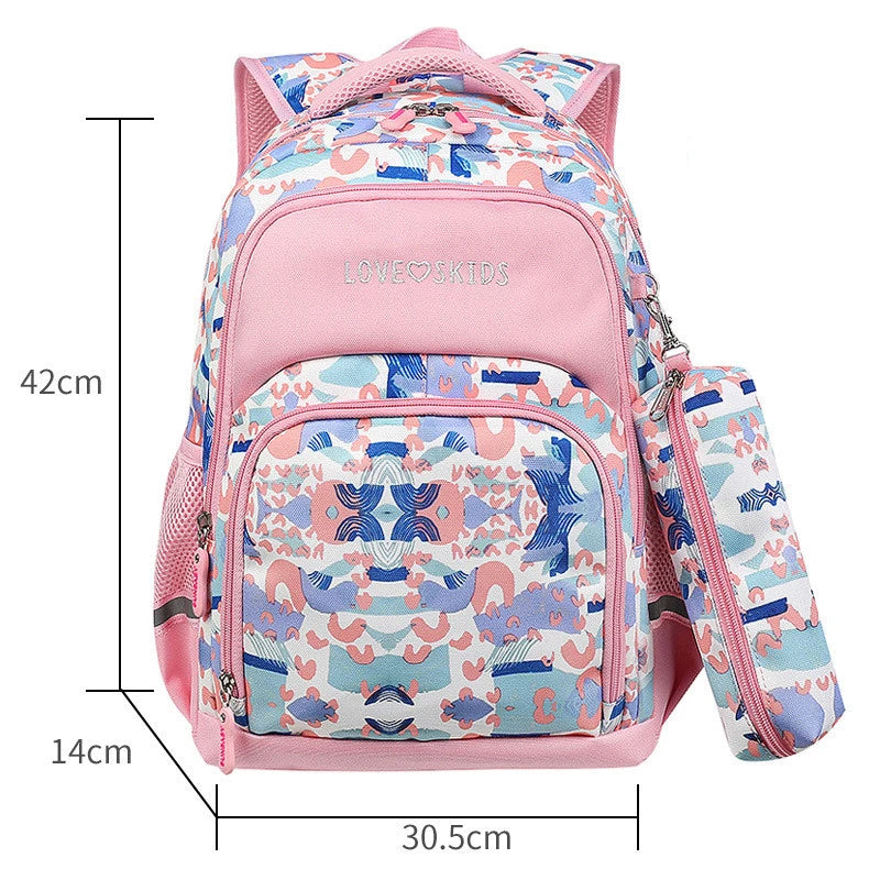 Children School Bags Girls Boys Orthopedic Backpack Kids Satchel Bookbag