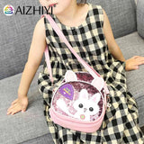 Cartoon Rabbit Ear Sequins Girls Backpack School Book Bag